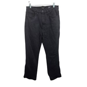 GOOD AMERICAN Good Standard Kick Flare Jeans Black High Rise Womens Size 8 29